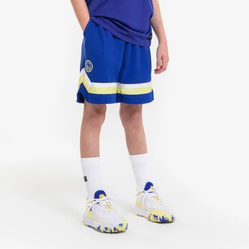 Kids' Basketball Shorts Sh 900 Nba WaRRiors - Blue