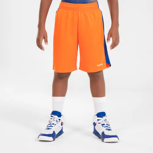 Kids' Basketball Shorts Sh500 - Orange