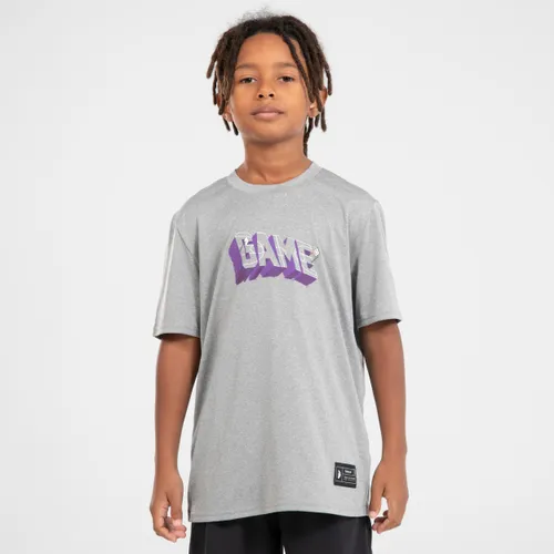 Kids' Basketball T-shirt / Jersey Ts500 Fast - Grey