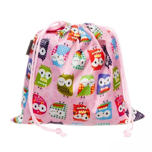 Kids Child's Small Drawstring Water Resistant Toiletry /