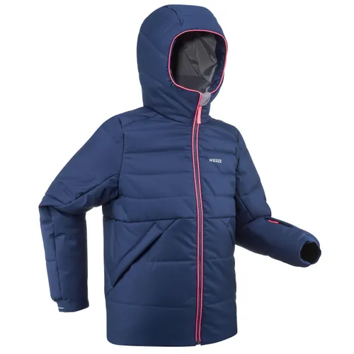 Kids’ Extra Warm And Waterproof Padded Ski Jacket - 100 Warm - Navy Blue