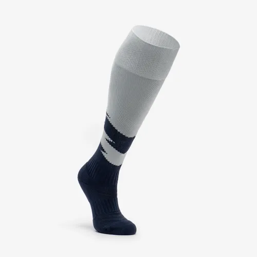 Kids' Football Socks - Grey/navy