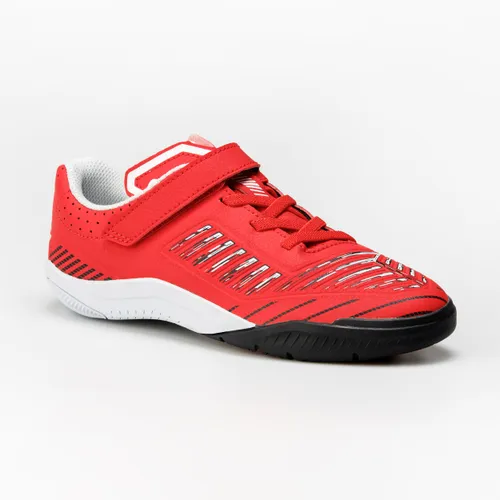 Kids' Futsal Shoes Ginka 500 - Red/black