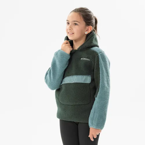 Kids’ Hiking Fleece - Columbia Sherpa Hoodie - Aged 7-15 - Green