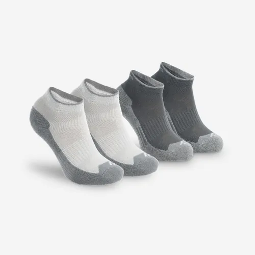 Kids' Hiking Socks Nh100 2-pack - Grey