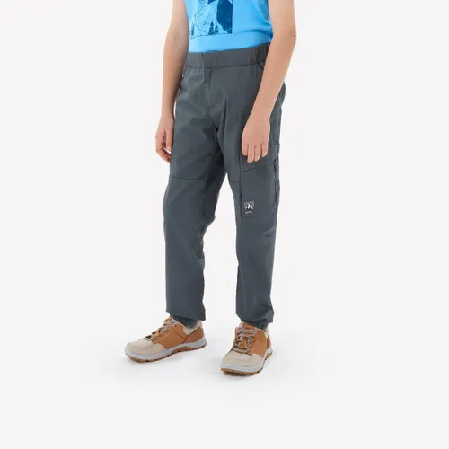 Kids’ Hiking Trousers Nh100 Age 7-15 - Khaki