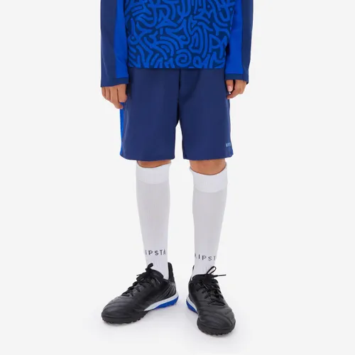 Kids' Long-sleeved Football Shirt Viralto Letters - Blue