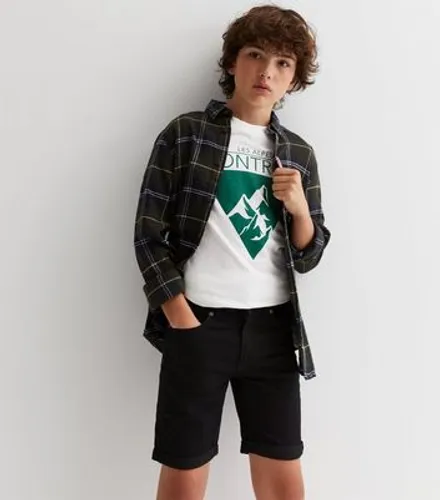KIDS ONLY Black Denim Shorts New Look
