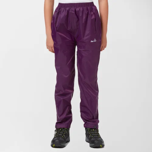 Kids Packable Waterproof Pants Purple, Purple