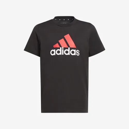 Kids' T-shirt - Black/red Logo
