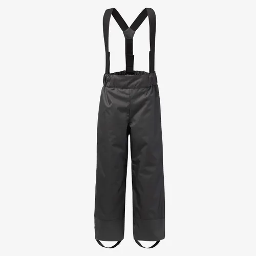 Kids’ Warm And Waterproof Ski Trousers - 100 Dark Grey