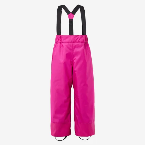 Kids’ Warm And Waterproof Ski Trousers - 100 Pink