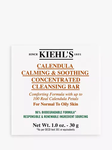 Kiehl's Calendula Calming & Soothing Concentrated Cleansing Bar, 30g - Unisex
