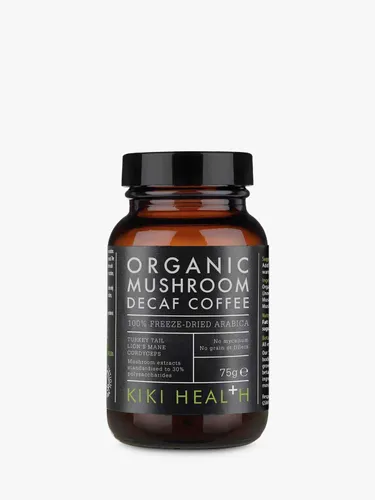 KIKI Health Organic Decaffeinated Mushroom Coffee Powder, 75g - Unisex