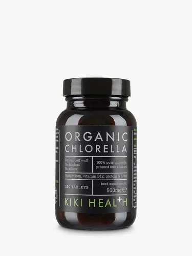 KIKI Health Organic Premium Chlorella, 200 Tablets - Unisex
