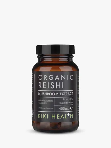 KIKI Health Organic Reishi Mushroom Extract, 60 Vegicaps - Unisex