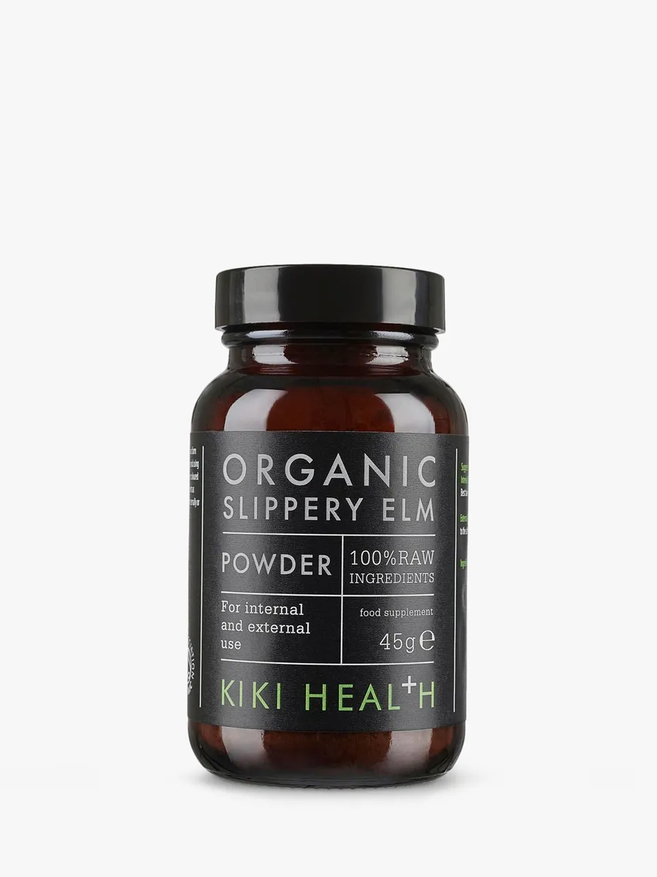 KIKI Health Organic Slippery Elm Powder, 45g - Unisex