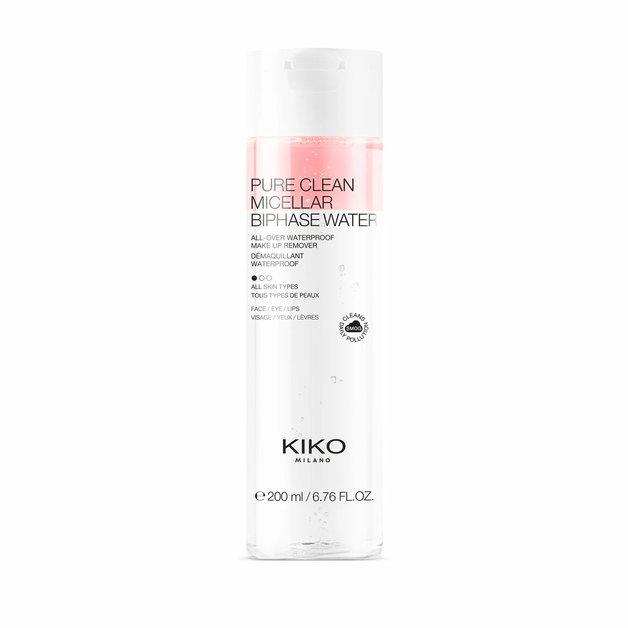 KIKO Milano Pure Clean Micellar Biphase Water 200Ml |