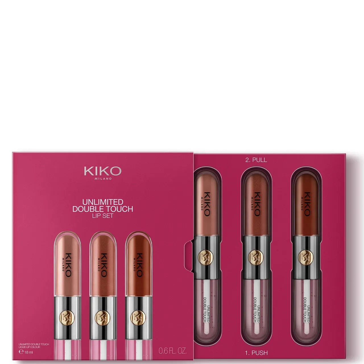 KIKO Milano Unlimited Double Touch Lipstick Kit (Worth £38.97)