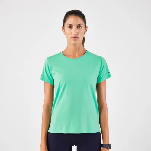 Kiprun Run 500 Dry Women's Breathable Running T-shirt - Green