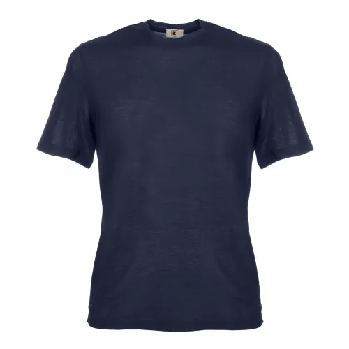 Kired , Artico T-Shirt - Blue ,Blue male, Sizes: