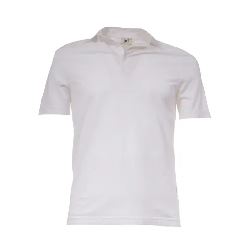 Kired , Cotton Polo Shirt ,White male, Sizes: