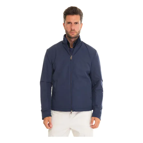 Kired , Short Jacket with Zip Lock ,Blue male, Sizes: