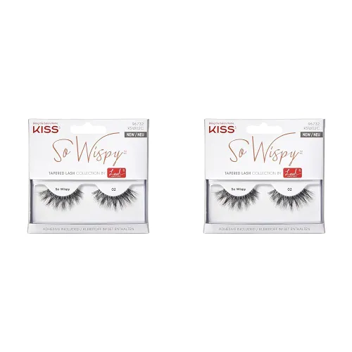 Kiss Lash Couture So Wispy Collection 1 Pair of Volumizing