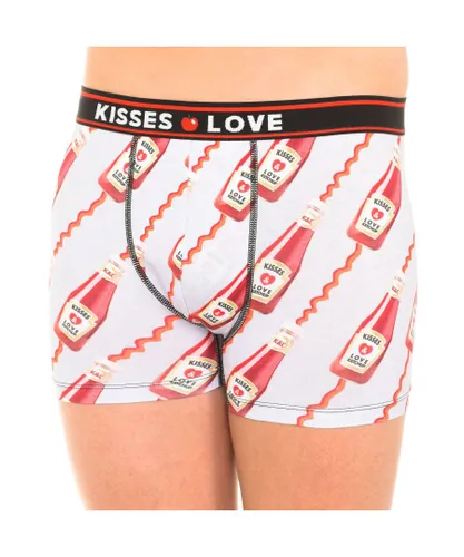 Kisses&Love Mens breathable fabric boxer Ketchup Model KL10006 - Multicolour