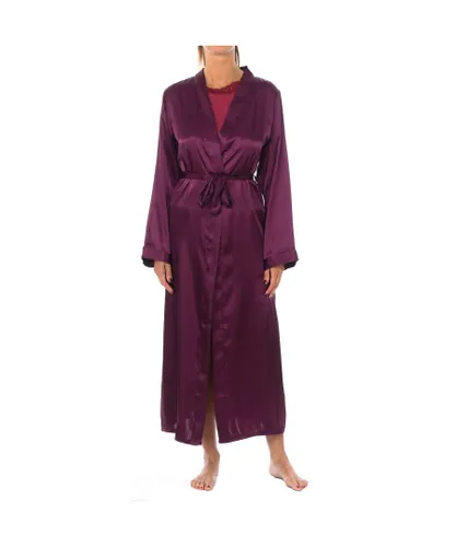 Kisses&Love Womens Cross 3/4 sleeve robe with drawstring closure 2116 woman - Multicolour