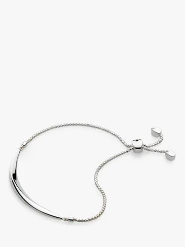 Kit Heath Bevel Curve Bar Toggle Bracelet, Silver - Silver - Female