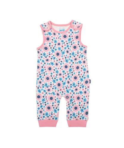 Kite Clothing Baby Girl Sea Breeze Dungarees - Pink cotton