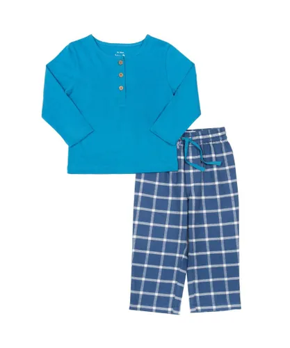Kite Clothing Boys Cranborne Pyjamas - Blue Cotton