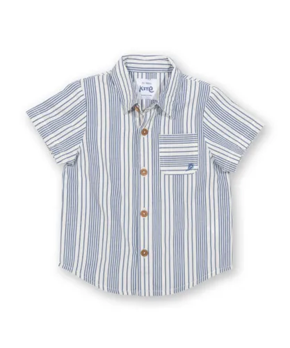 Kite Clothing Boys Haven Shirt - Navy Cotton