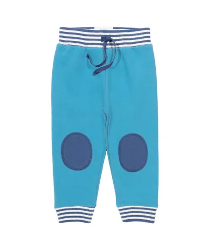 Kite Clothing Boys Knee Patch Joggers - Blue Cotton