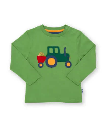 Kite Clothing Boys Potato Tractor T-Shirt - Green