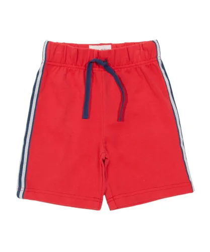 Kite Clothing Boys Side Stripe Shorts - Red Cotton