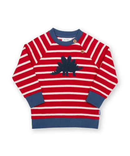 Kite Clothing Boys Steggie Sweatshirt - Red Cotton