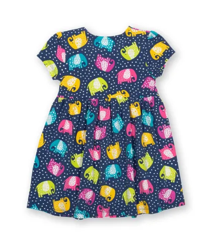 Kite Clothing Girls Amazing Ele Dress - Multicolour Cotton