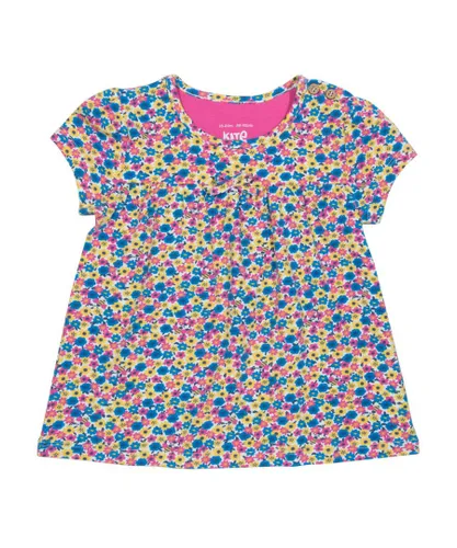 Kite Clothing Girls Bee Ditsy Tunic - Multicolour Cotton
