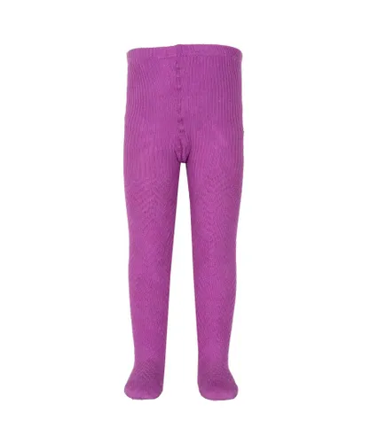 Kite Clothing Girls Chevron Tights Orchid - Purple