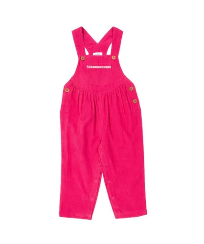 Kite Clothing Girls Cord Dungarees - Pink