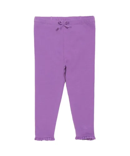 Kite Clothing Girls Frill Leggings Amethyst - Purple