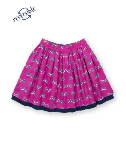 Kite Clothing Girls Hedgehog Heart Skirt - Navy