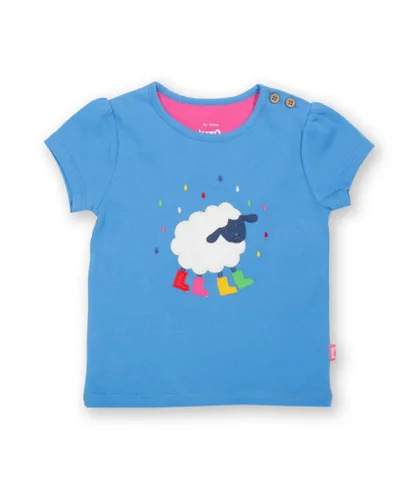 Kite Clothing Girls Love Ewe T-Shirt - Blue Cotton