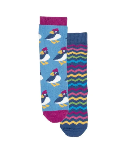 Kite Clothing Girls Puffling Cosy Socks - Multicolour Cotton