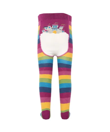 Kite Clothing Girls Rainbow Tights - Multicolour Cotton