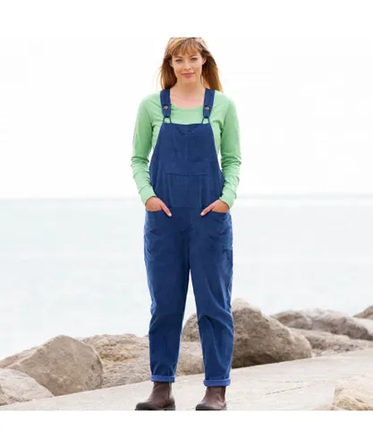 Kite Clothing Womens Coveway Dungarees - Navy Cotton