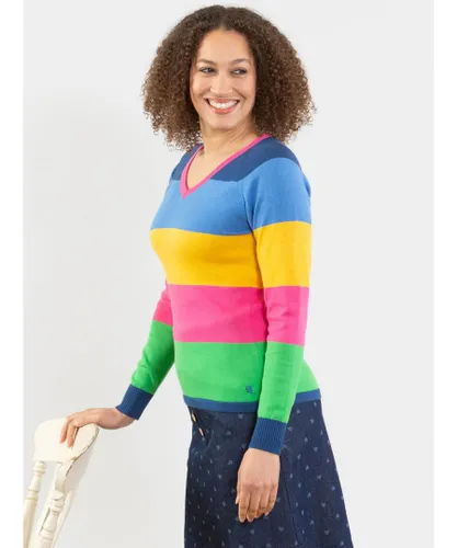 Kite Clothing Womens Sandecotes Jumper - Multicolour Cotton