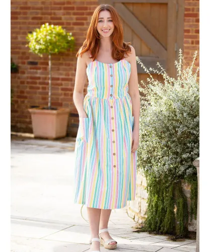 Kite Clothing Womens Seacombe Dress Bunting - Multicolour Cotton